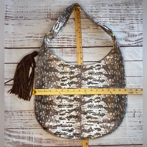 Hobo Gardner Shoulder Bag Lizard Leather - Picture 3 of 15